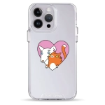 Чехол Pump Transparency Silver Button Case for iPhone 14 Pro Max Friendship