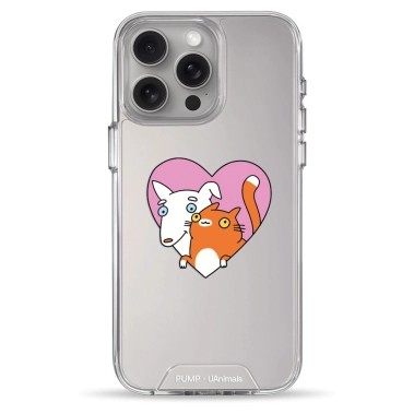 Чохол Pump Transparency Silver Button Case для iPhone 15 Pro Max Friendship - цена, характеристики, отзывы, рассрочка, фото 1