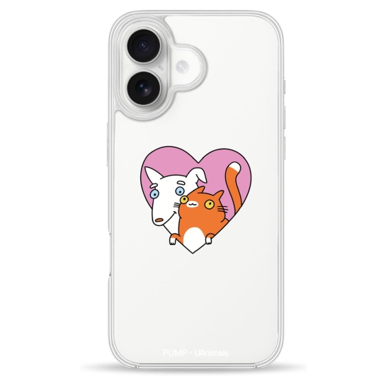 Чохол Pump Clear Case for iPhone 16 Friendship - ціна, характеристики, відгуки, розстрочка, фото 1
