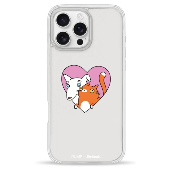 Чехол Pump Clear Case for iPhone 16 Pro Friendship - цена, характеристики, отзывы, рассрочка, фото 1