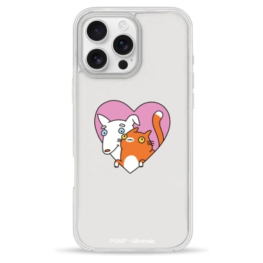 Чохол Pump Clear Case для iPhone 16 Pro Max Friendship - цена, характеристики, отзывы, рассрочка, фото 1