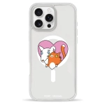 Чохол Pump Clear Case with MagSafe for iPhone 16 Pro Max Friendship