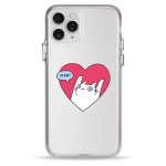 Чехол Pump Transparency Silver Button Case for iPhone 11 Pro Kitty
