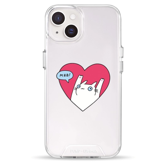 Чохол Pump Transparency Silver Button Case для iPhone 14 Kitty - ціна, характеристики, відгуки, розстрочка, фото 1