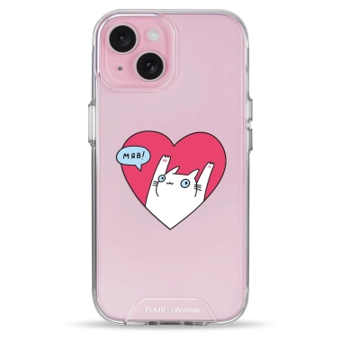 Чохол Pump Transparency Silver Button Case для iPhone 15 Kitty - цена, характеристики, отзывы, рассрочка, фото 1
