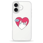 Чехол Pump Clear Case for iPhone 16 Kitty