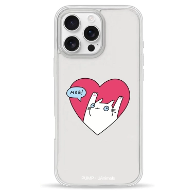 Чохол Pump Clear Case для iPhone 16 Pro Max Kitty - цена, характеристики, отзывы, рассрочка, фото 1