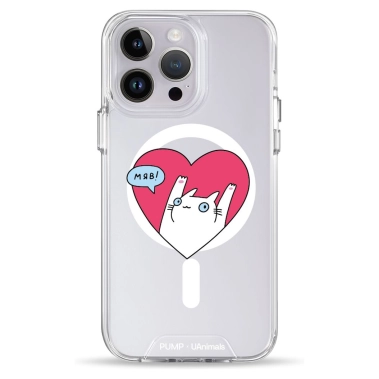Чохол Pump Clear Case with MagSafe для iPhone 14 Pro Kitty - цена, характеристики, отзывы, рассрочка, фото 1