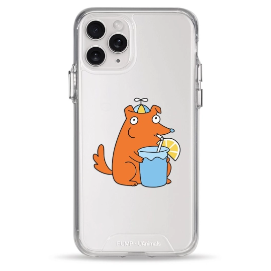Чохол Pump Transparency Silver Button Case для iPhone 11 Pro Doggie