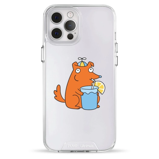 Чохол Pump Transparency Silver Button Case для iPhone 12 Pro Max Doggie