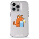 Чехол Pump Transparency Silver Button Case for iPhone 13 Pro Doggie