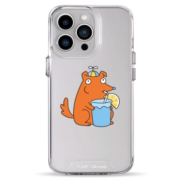 Чехол Pump Transparency Silver Button Case for iPhone 13 Pro Doggie - цена, характеристики, отзывы, рассрочка, фото 1