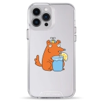 Чехол Pump Transparency Silver Button Case for iPhone 13 Pro Max Doggie