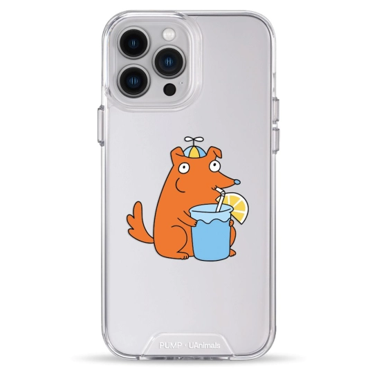 Чохол Pump Transparency Silver Button Case для iPhone 13 Pro Max Doggie