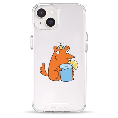Чехол Pump Transparency Silver Button Case for iPhone 14 Doggie - цена, характеристики, отзывы, рассрочка, фото 1