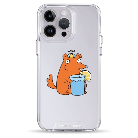 Чохол Pump Transparency Silver Button Case для iPhone 14 Pro Max Doggie - ціна, характеристики, відгуки, розстрочка, фото 1