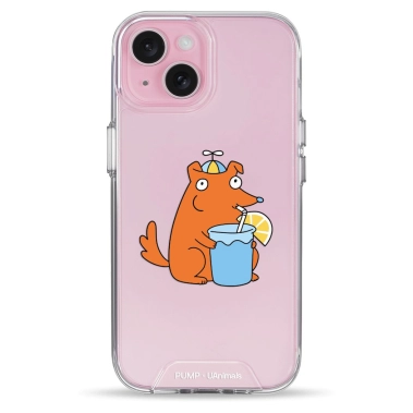 Чехол Pump Transparency Silver Button Case for iPhone 15 Doggie - цена, характеристики, отзывы, рассрочка, фото 1