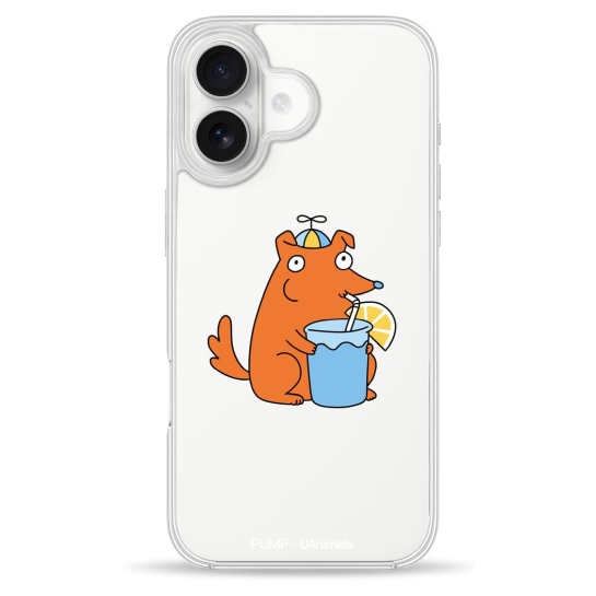 Чохол Pump Clear Case для iPhone 16 Doggie - ціна, характеристики, відгуки, розстрочка, фото 1