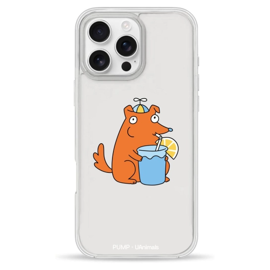 Чехол Pump Clear Case for iPhone 16 Pro Doggie
