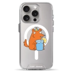 Чехол Pump Clear Case with MagSafe for iPhone 15 Pro Doggie
