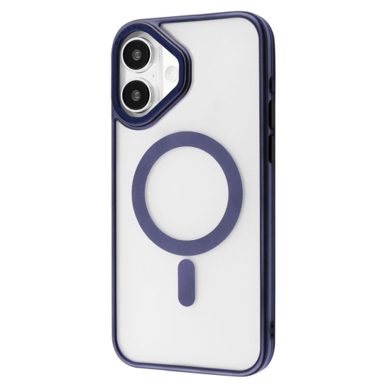 Чехол Proove Blur Case with Magnetic Ring for iPhone 16 Midnight Blue - цена, характеристики, отзывы, рассрочка, фото 1