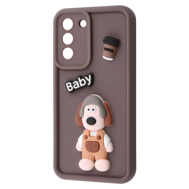 Чехол Pretty Things Case for Samsung Galaxy S21 FE (G990B) Brown/Baby - цена, характеристики, отзывы, рассрочка, фото 1