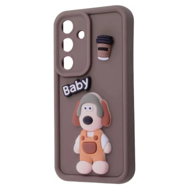 Чехол Pretty Things Case for Samsung Galaxy S23 FE (G990B) Brown/Baby - цена, характеристики, отзывы, рассрочка, фото 1