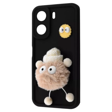 Чехол Pretty Things Case for Xiaomi Redmi 13C 4G/Poco C65 Black/Fluffy White - цена, характеристики, отзывы, рассрочка, фото 1