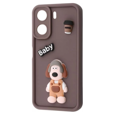 Чехол Pretty Things Case for Xiaomi Redmi 13C 4G/Poco C65 Brown/Baby - цена, характеристики, отзывы, рассрочка, фото 1