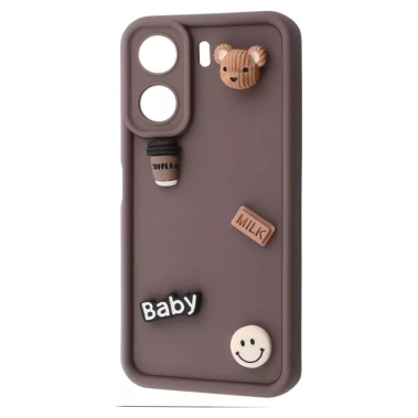 Чехол Pretty Things Case for Xiaomi Redmi 13C 4G/Poco C65 Brown/Bear - цена, характеристики, отзывы, рассрочка, фото 1
