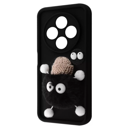 Чохол Pretty Things Case для Xiaomi Redmi 14C 4G/Poco C75 Black/Fluffy Black