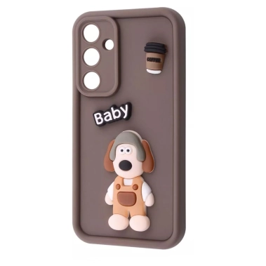 Чехол Pretty Things Case for Samsung Galaxy A55 Brown/Baby - цена, характеристики, отзывы, рассрочка, фото 1