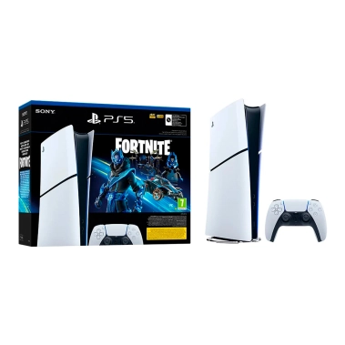 Игровая приставка Sony Playstation 5 Slim Digital Edition 1TB (Fortnite Cobalt Star Bundle) (1000045170) UA - цена, характеристики, отзывы, рассрочка, фото 1