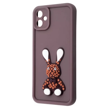 Чехол Pretty Things Case for Samsung Galaxy A06 Black/Rabbit - цена, характеристики, отзывы, рассрочка, фото 1