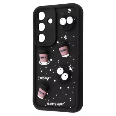 Чехол Pretty Things Case for Samsung Galaxy A16 Black/Coffee - цена, характеристики, отзывы, рассрочка, фото 1