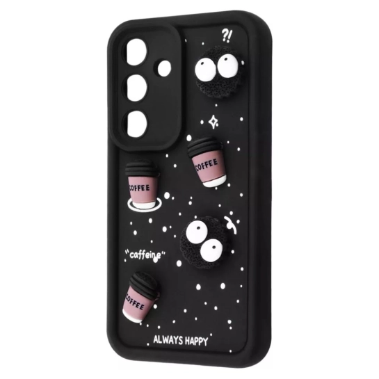 Чехол Pretty Things Case for Samsung Galaxy A16 Black/Coffee
