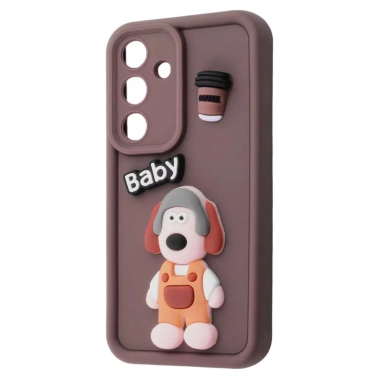 Чехол Pretty Things Case for Samsung Galaxy A16 Brown/Baby - цена, характеристики, отзывы, рассрочка, фото 1