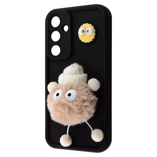 Чохол Pretty Things Case для Samsung Galaxy A34 Black/Fluffy White