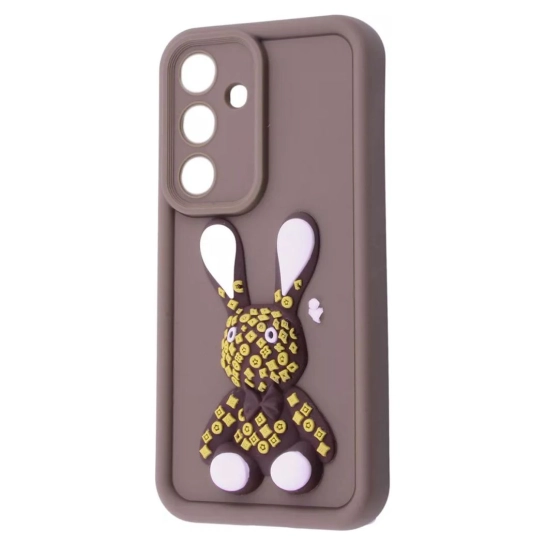 Чохол Pretty Things Case для Samsung Galaxy A34 Brown/Rabbit