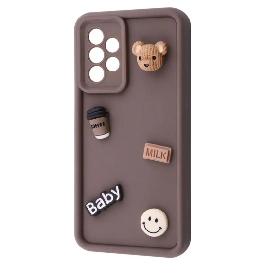 Чехол Pretty Things Case for Samsung Galaxy A32 (A325F) Brown/Bear
