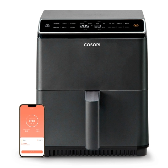 Мультипечь Cosori Smart Dual Blaze Chef Edition 6.4-Litre Black (CAF-P583S-KEUR)