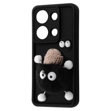 Чехол Pretty Things Case for Xiaomi Redmi Note 13 Pro 4G/Poco M6 Pro 4G Black/Fluffy Black - цена, характеристики, отзывы, рассрочка, фото 1
