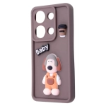 Чохол Pretty Things Case для Xiaomi Redmi Note 13 Pro 4G/Poco M6 Pro 4G Brown/Baby