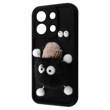 Чохол Pretty Things Case для Xiaomi Redmi Note 13 4G Black/Fluffy Black - цена, характеристики, отзывы, рассрочка, фото 1