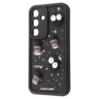 Чохол Pretty Things Case для Samsung Galaxy A24 4G Black/Coffee - цена, характеристики, отзывы, рассрочка, фото 1