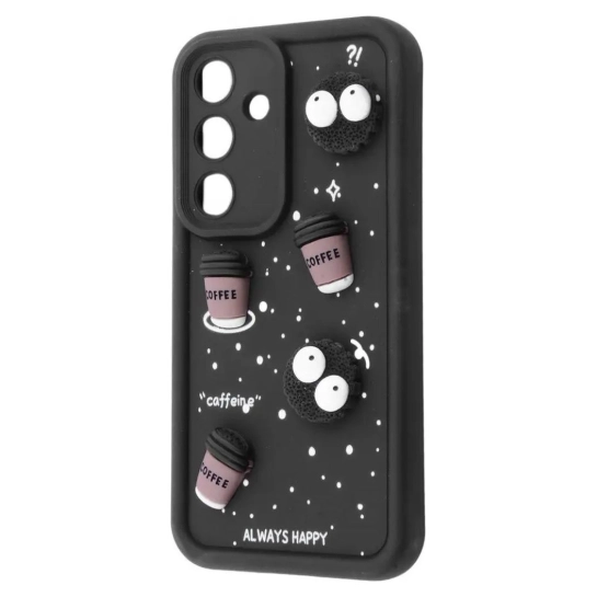 Чохол Pretty Things Case для Samsung Galaxy A24 4G Black/Coffee