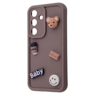 Чехол Pretty Things Case for Samsung Galaxy A24 4G Brown/Bear - цена, характеристики, отзывы, рассрочка, фото 1