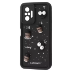 Чехол Pretty Things Case for Xiaomi Redmi Note 10 Pro Black/Coffee