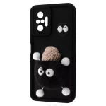Чехол Pretty Things Case for Xiaomi Redmi Note 10 Pro Black/Fluffy Black