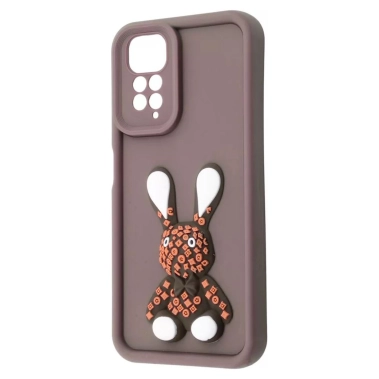Чехол Pretty Things Case for Xiaomi Redmi Note 11 4G/Redmi Note 11S Brown/Rabbit - цена, характеристики, отзывы, рассрочка, фото 1
